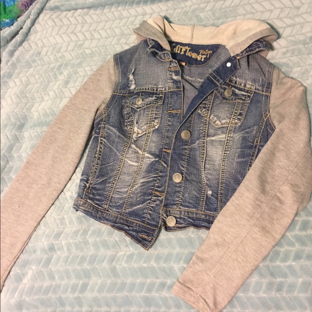 Cropped Jean Jacket